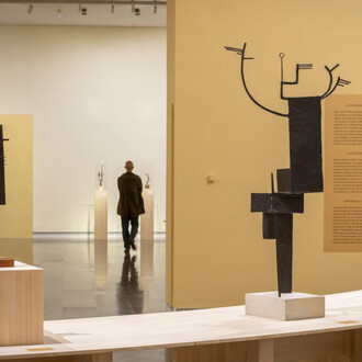 La mujer en la obra de Julio González, vista de exhibición. Cortesía de IVAM