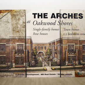 Faheem Majeed, If You Lived Here, You'd Be Home By Now, 2012. Reva and David Logan Center for the Arts. Photo: David Robert Elliott. Courtesy of the University of Chicago.