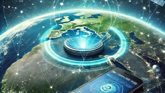 Illustrazione della tecnologia GPS