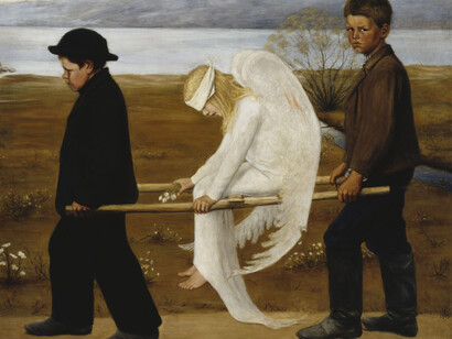 Hugo Simberg: The Wounded Angel, 1903. Finnish National Gallery / Ateneum Art Museum, coll. Ahlström. Photo: Finnish National Gallery / Hannu Aaltonen