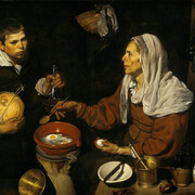Diego Velazquez
An Old Woman Cooking Eggs