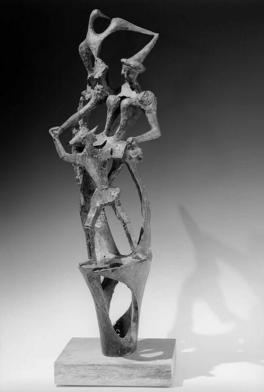 Emilio Greco (1913-1995), Study for the Monument to Pinnochio, 1953, Bronze; 88 x 27 x 20 cm, Private collection
