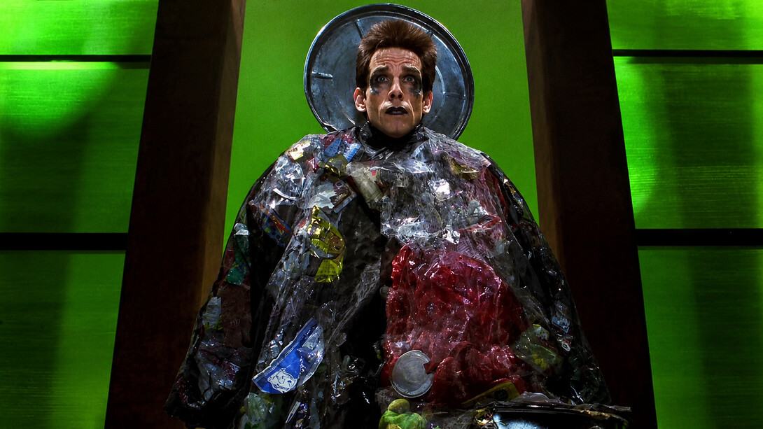 La colección ficticia "Derelicte" de Zoolander anticipó, con ironía, una estética que años después conquistaría las pasarelas