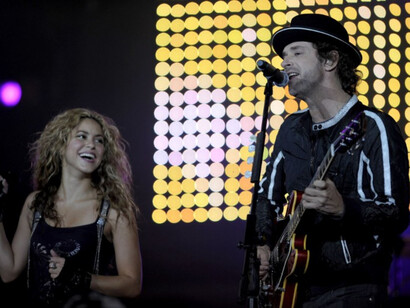 Gustavo Cerati con Shakira