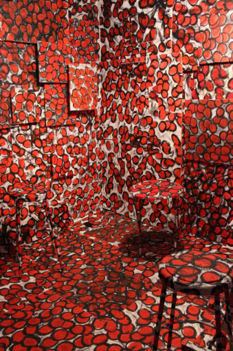 Johnny Thornton’s studio installation “cells”