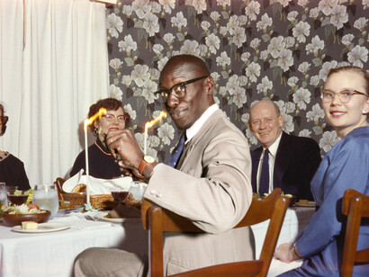 Omar Victor Diop & Lee Shulman, The anonymous project presents: being there 54 (detail), 2023. Courtesy of Museum Rietberg