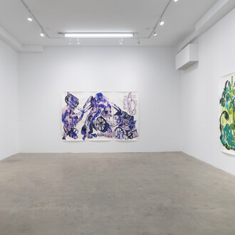 Katya Muromtseva, Heart left in the bag, exhibition view. Courtesy of Plato Gallery 