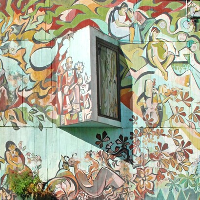 Claude Rahir, C'est la Vie, 1977-1995. Auditoires Agora, Louvain-la-Neuve, Belgio