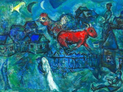 «Maries au village», Marc Chagall (1887-1985)