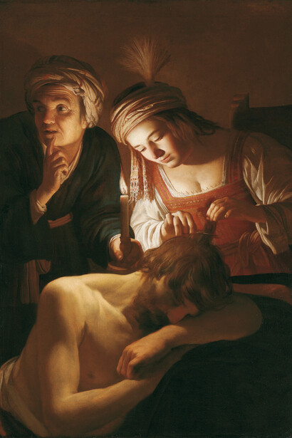 Gerrit van Honthorst, Sansone e Dalila, 1619-1620, Olio su tela, Cleveland, The Cleveland Museum of Art, Mr. and Mrs. William H. Marlatt Fund