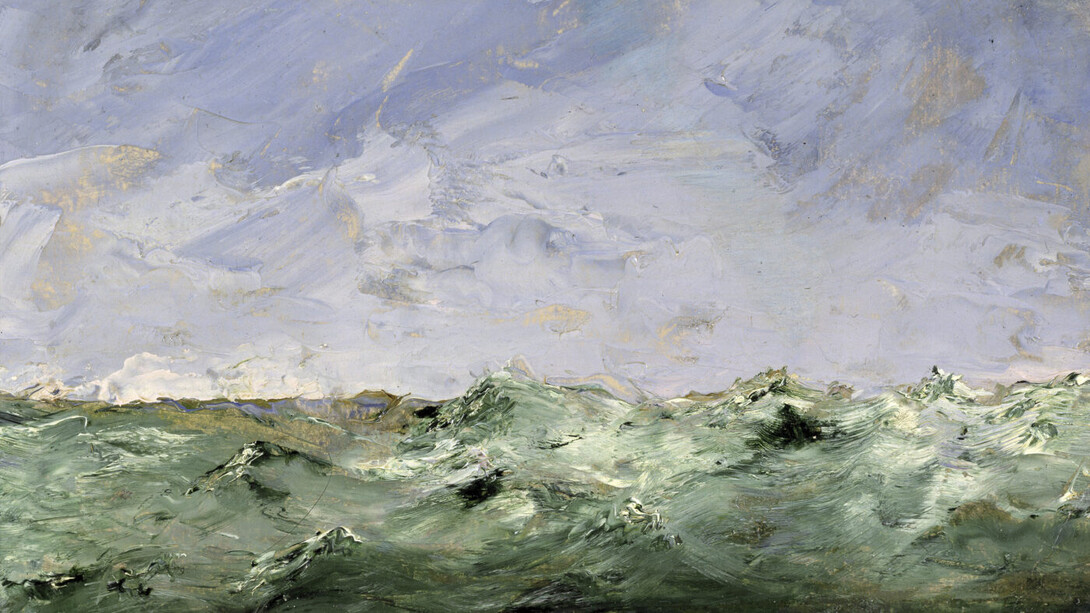 August Strindberg, La mer, Dalarö, 1892. Avec l'aimable autorisation du Musée des Beaux-Arts de Gand