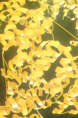 Representación de enzimas y proteínas generada por medios digitales