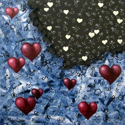 Luisa Modoni, Gian Luca Galavotti & Luca Boatta. Courtesy of Galleria Wikiarte