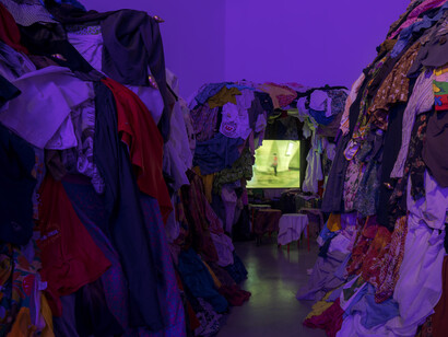 Chulayarnnon Siriphol, I a pixel, we the people, exhibition view. Courtesy of Bangkok CityCity Gallery