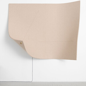 Naama Tsabar, Work on felt (variation 34) sandstone, 2024. Courtesy of Nazarian / Curcio Gallery