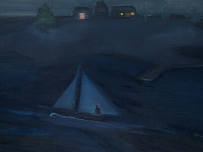 Tom Hammick Night Animals. Courtesy of Flowers Gallery