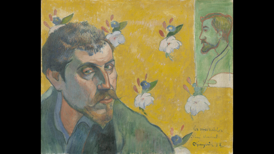 Self-Portrait with Portrait of Émile Bernard (Les misérables)
Paul Gauguin, 1888