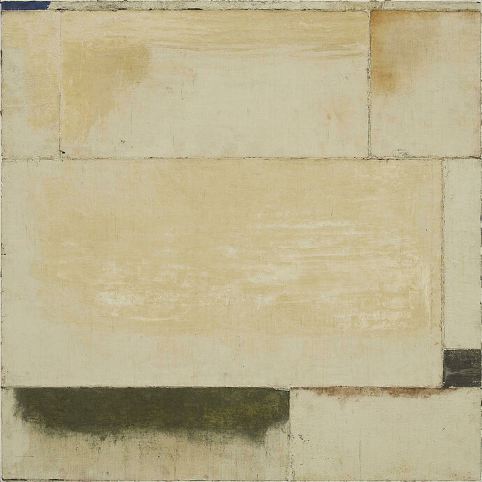 Luca Serra, Dilema, 2010, calco in gomma acrilica su tela, 125 x 125 cm