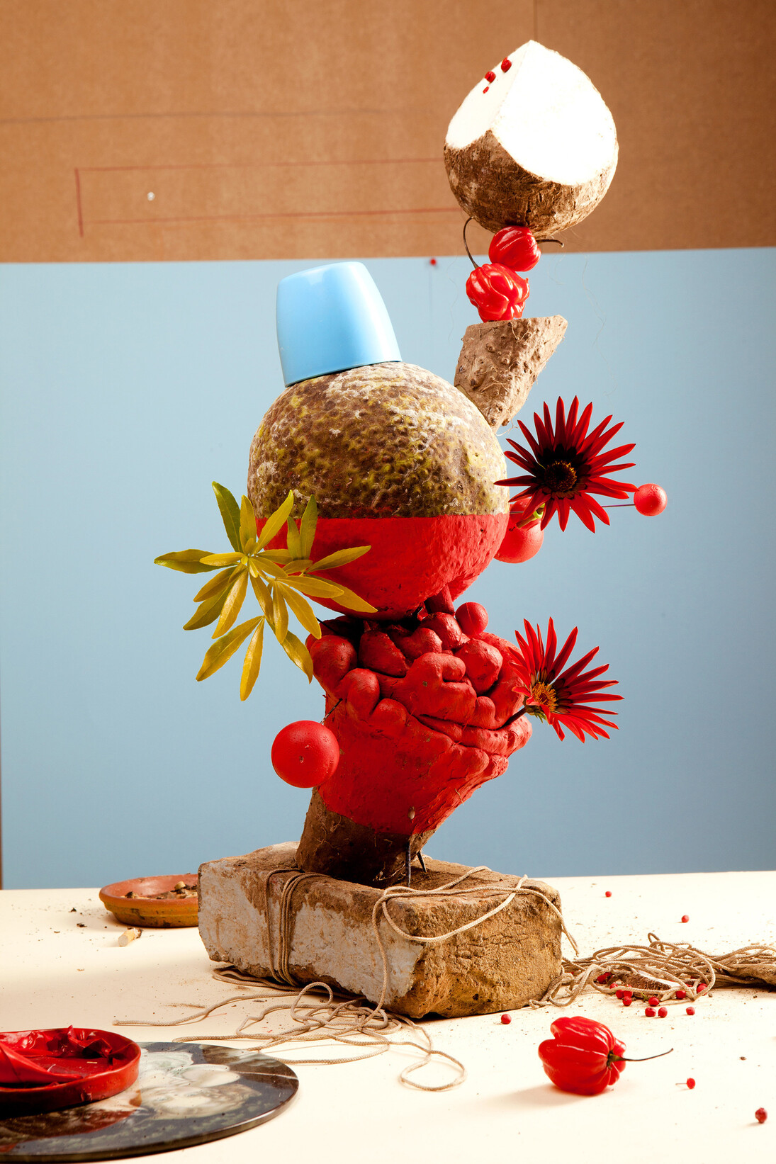 Lorenzo Vitturi, From the series Dalston Anatomy, Red Still Life, 2013, Giclee Print on Hahnemuhle Bamboo © Lorenzo Vitturi, Courtesy Yossi Milo Gallery, New York