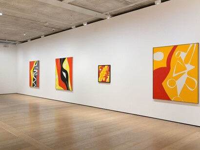 Ernst Wilhelm Nay, Exhibition view. Courtesy of Almine Rech Gallery 