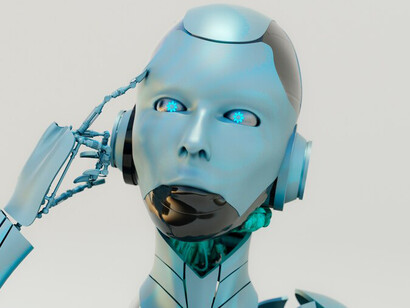 An intricately detailed 3D rendering illustrating bio-robots