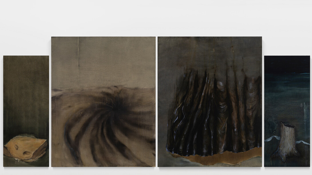 Laura Caetano, altarpiece (Santa Lúcia e São Sebastião), 2026. Courtesy of Balcony Contemporary Art Gallery