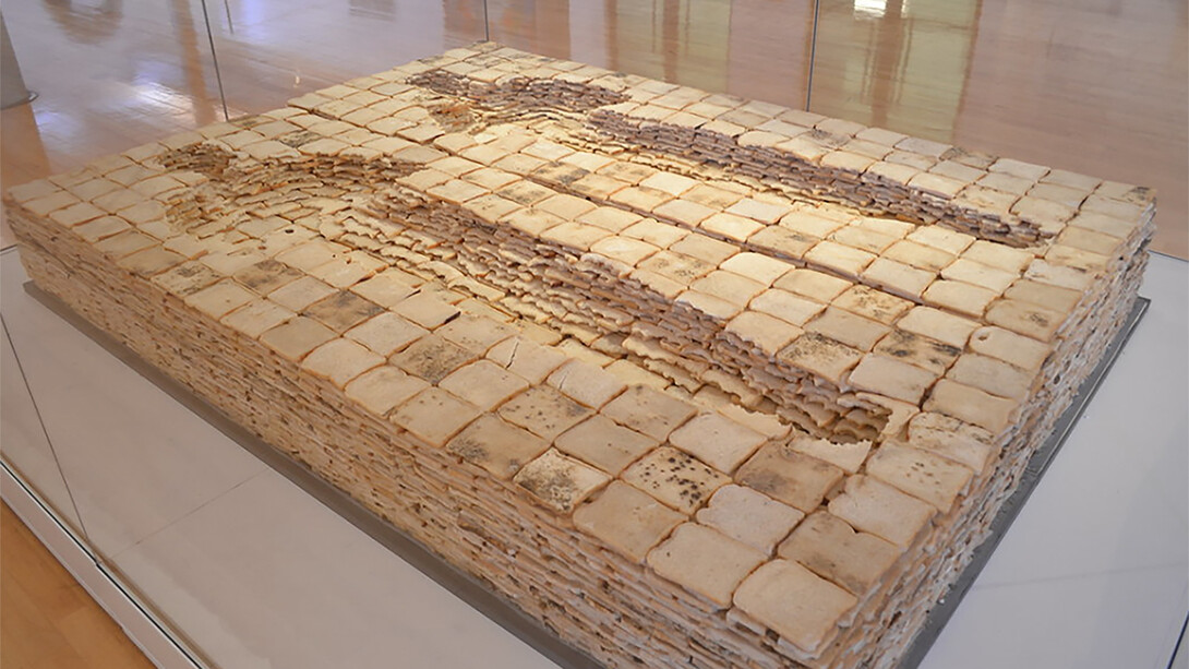 Antony Gormley, Bed, courtesy and copyright Royal Academy of Arts/The Artist
