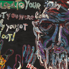 Karel Appel, Portrait of Allen Ginsberg, 1991. Courtesy of Galerie Max Hetzler