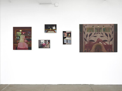 Various artists, Looking in, looking out, exhibition view. Courtesy of Monya Rowe Gallery