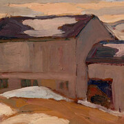 Henrietta Mabel May, Spring snow, Knowlton, about 1927. Courtesy of Montreal Museum of Fine Arts