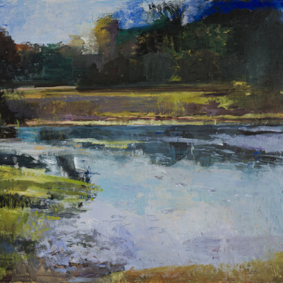 Forrest Moses, Carolina grasslands (detail), 2002. Courtesy of LewAllen Galleries