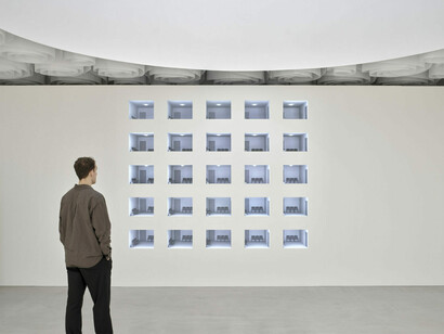 Leandro Erlich, exhibition view. Courtesy of Amos Rex