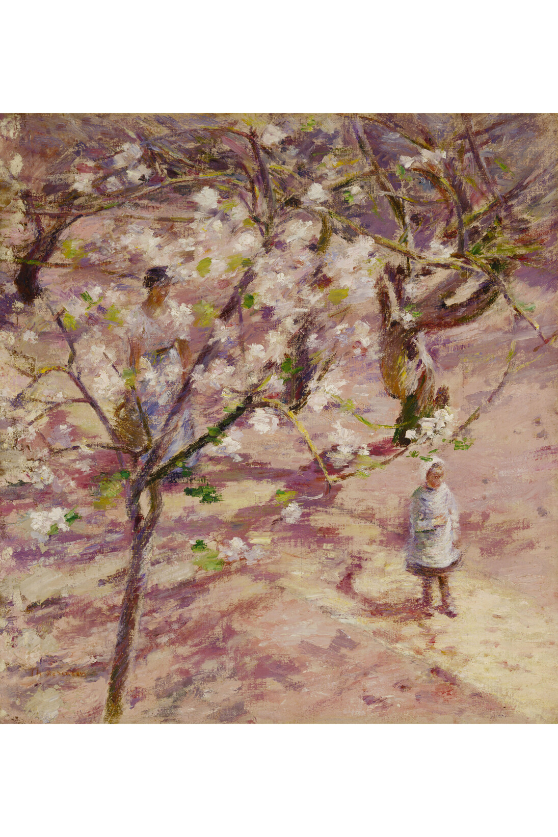 Theodore Robinson, Blossoms at Giverny, 1891–2, Oil on canvas, 54.9 x 51.1 cm, Terra Foundation for American Art, Chicago, Daniel J. Terra Collection, 1992.130, © Terra Foundation for American Art
 
