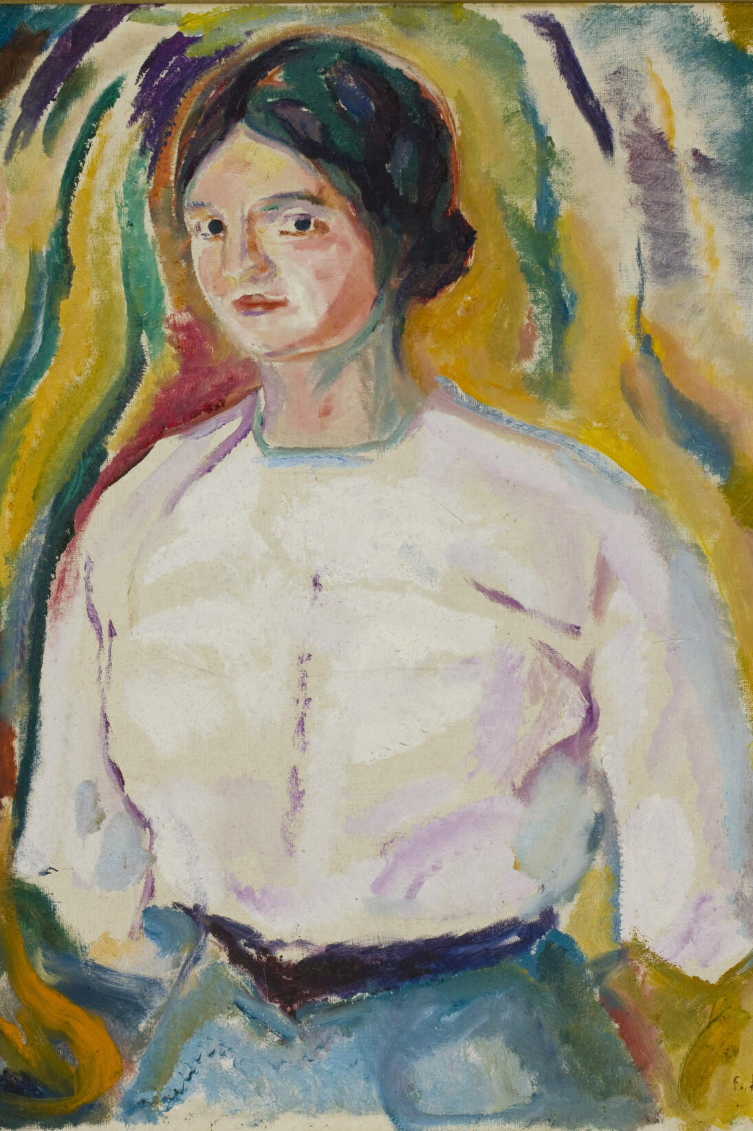 Edvard Munch - Ingeborg with her arms behind her back, 1912-13