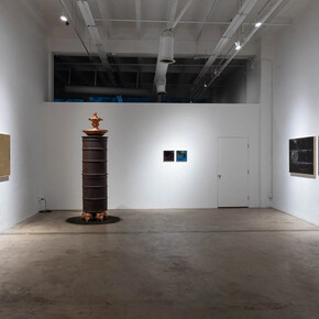 Farshid Bazmandegan, Drifting in between, exhibition view. Courtesy of Track 16 Gallery