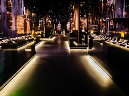 Les archives de la diversité humaine, vue de l’exposition. Avec l’aimable autorisation du Musée d’ethnographie de Genève