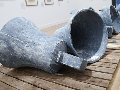Keith Roberts, Distant Voices, or Caporetto, 2016-17, Plaster, acrylic paint, timber