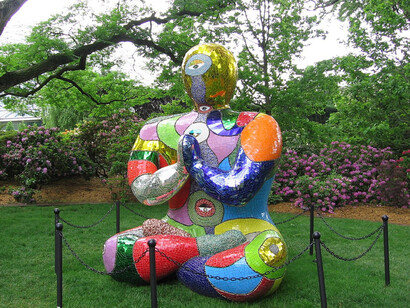 Sculpture Budha par Niki de Saint Phalle en Israël