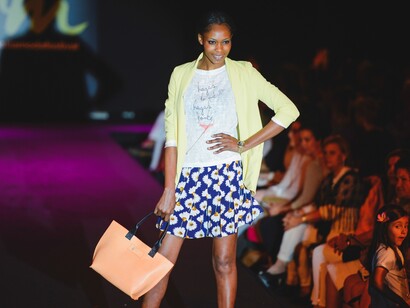 Desfile de Gipuzkoa de Moda en el edificio de Tabakalera, San Sebastián