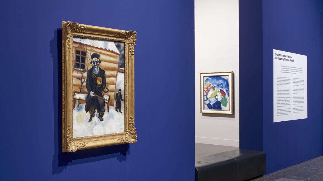 Marc Chagall, ausstellungsansicht. Mit freundlicher genehmigung der Kunstsammlung Nordrhein-Westfalen