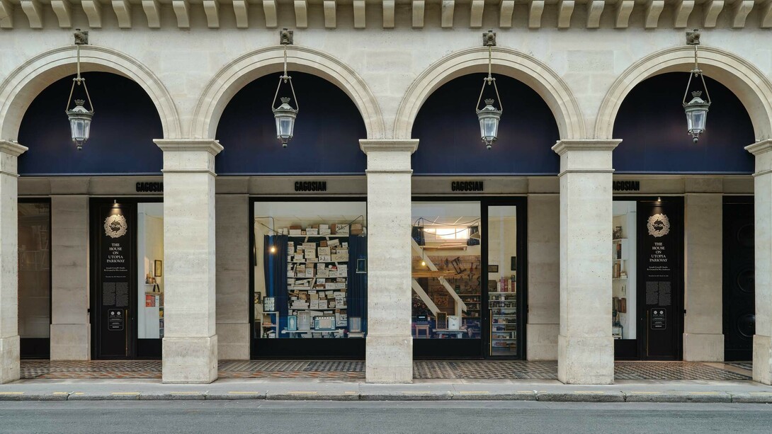 The house on Utopia Parkway, exhibition view. Courtesy of Gagosian 