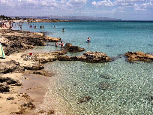 La spiaggia di San Lorenzo in Sicilia