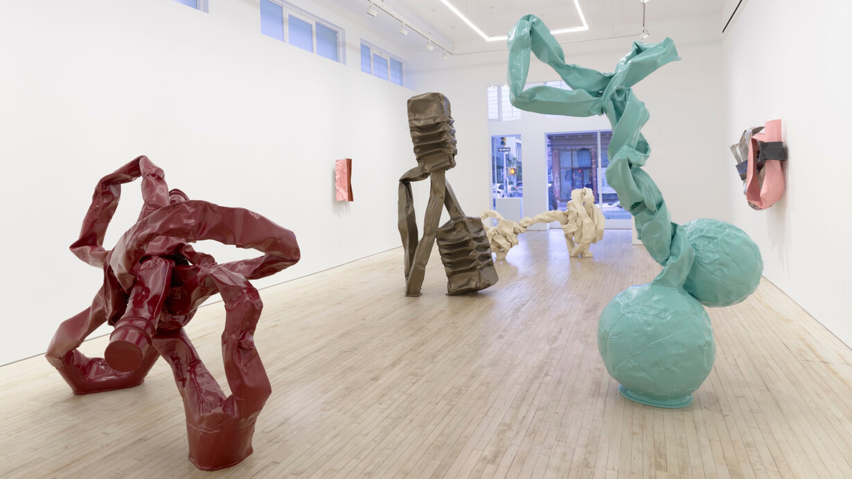 Anna Fasshauer, Sculpture first, exhibition view. Courtesy of Nino Mier Gallery