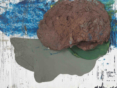 Katharina Grosse, Ohne titel, 1989. Mit freundlicher genehmigung der Staatsgalerie Stuttgart