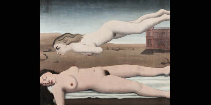 Paul Delvaux, le maître du rêve. Courtesy of Ville d'Evian