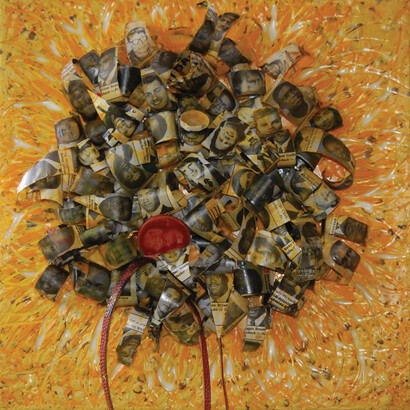 Kristy Battani, Heimkehr, 2009, Enkaustik (Mischmedien), 30,5 x 30,5 cm.
