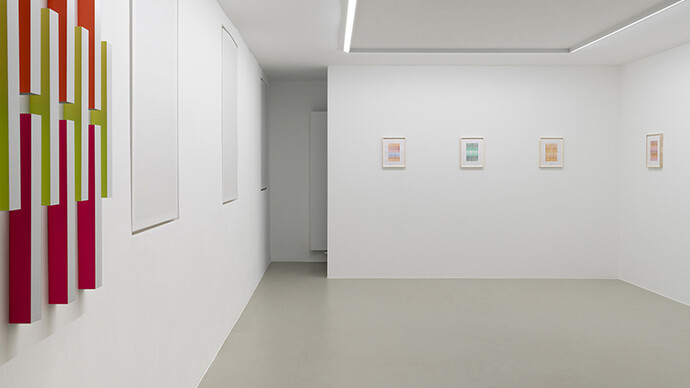 Rana Begum, Infinite ground, exhibition view. Courtesy of Galerie Christian Lethert
