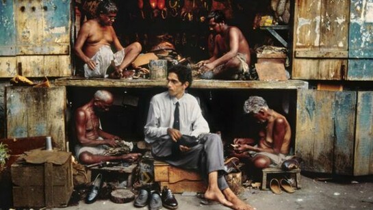 At the Shoemaker, Mumbai (Bombay), India, 1996