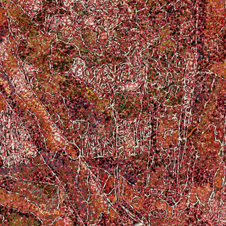 Here and There: Textile Drawings. Courtesy of Art Projects International