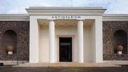 Pompei, Antiquarium, facciata principale, foto Mina Grasso, courtesy Cor Aquitectos